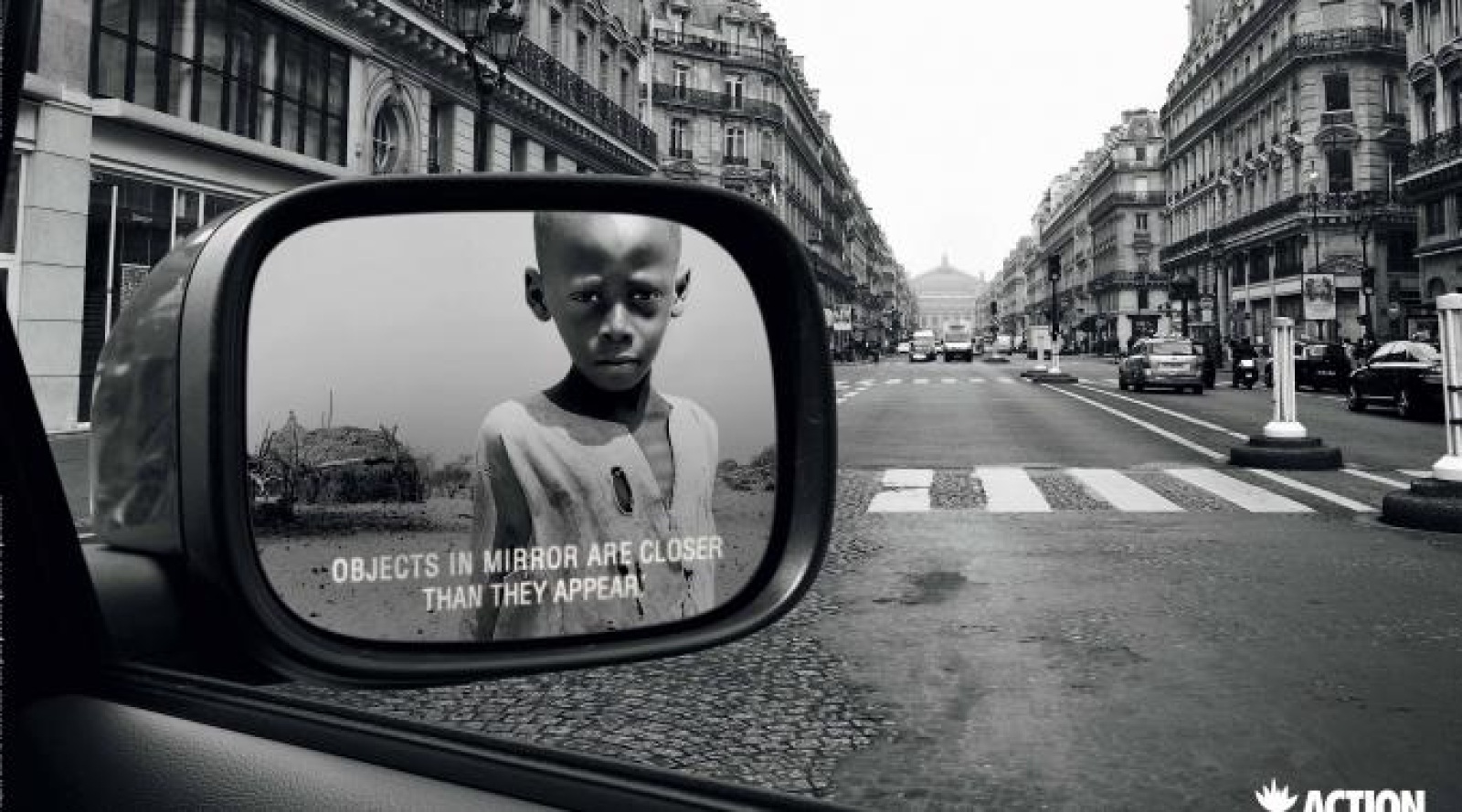 Objects in mirror are closer than