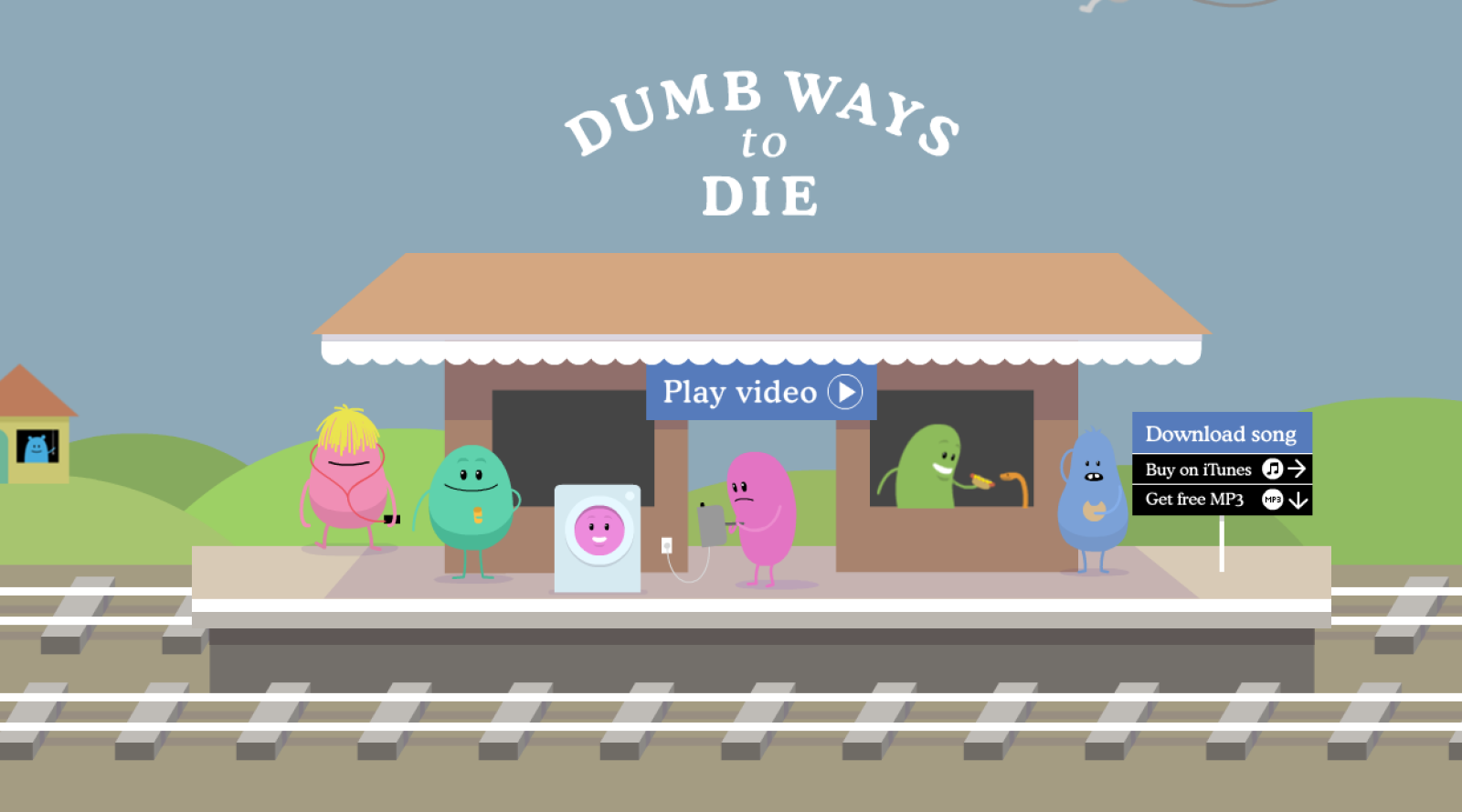 Ways to die 3. Игра dumb to die. Dumb ways to die. Dumb ways to die игра.