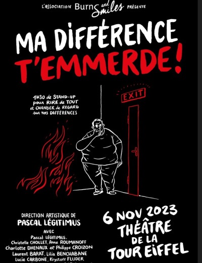 TBWA\Paris promeut le spectacle "Ma différence t'emmerde" de Burns & Smiles