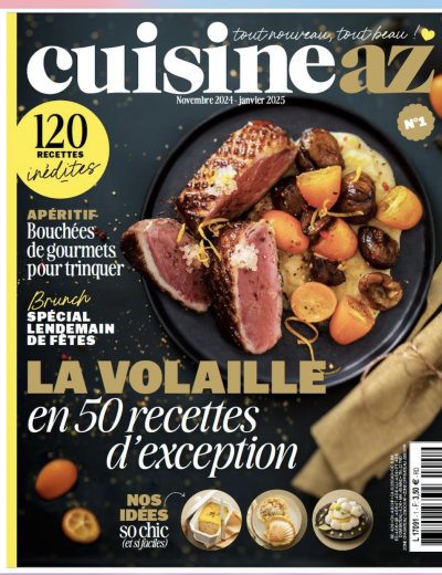 Prisma Media : Le site Cuisine AZ arrive en kiosque 