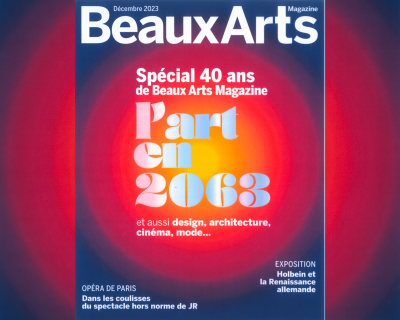 La couverture du Beaux Arts Magazine, spécial 40 ans