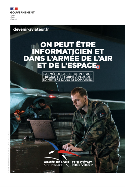 Romance signe la grande campagne de recrutement de l’armée de l’Air et de l’Espace