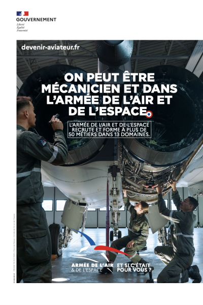 Romance signe la grande campagne de recrutement de l’armée de l’Air et de l’Espace