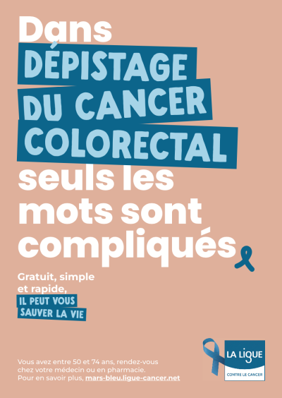 Campagne affichage la ligue contre les cancers