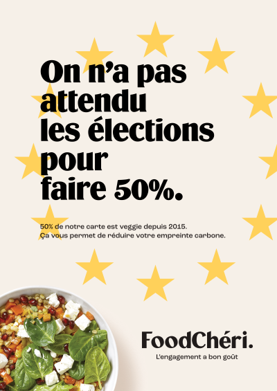 FoodChéri réaffirme ses engagements lors des Elections européennes