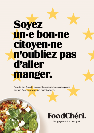 FoodChéri réaffirme ses engagements lors des Elections européennes