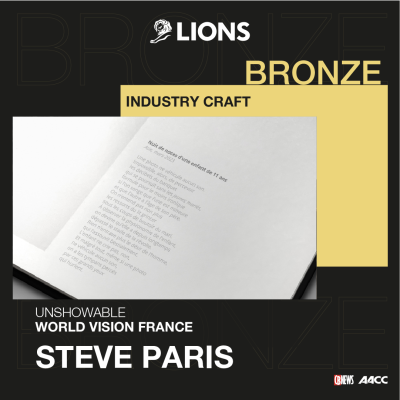 Les Bronze et Silver Lions du 18 juin