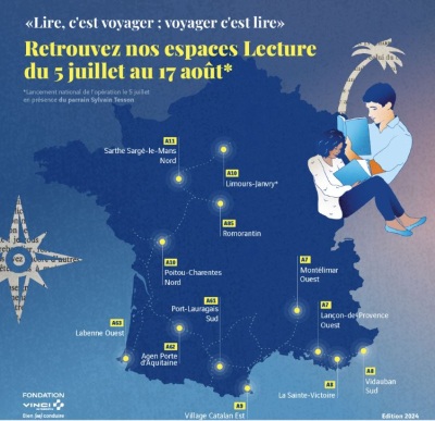 Lire c'est voyager, voyager c'est lire - Fondation Vinci Autoroutes - CNL