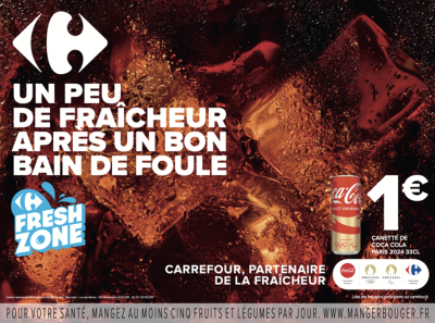 Paris 2024 : Carrefour rafraîchit les supporters avec ses Freshzones