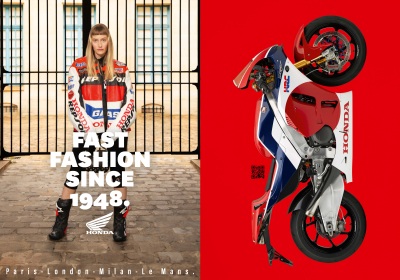 Honda Moto, fashion aux côtés de DDB Paris