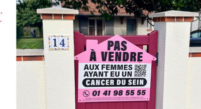 "Pas à vendre aux femmes ayant eu un cancer du sein"