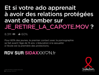 Sidaction rappelle l’importance de l’éducation à la sexualité dans une campagne signée The Good Company