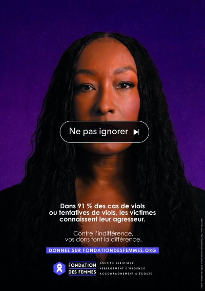 Nouvelle campagne de La Fondation des Femmes et AUSTRALIE #NePasIgnorer