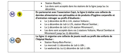 RATP Noël 2024